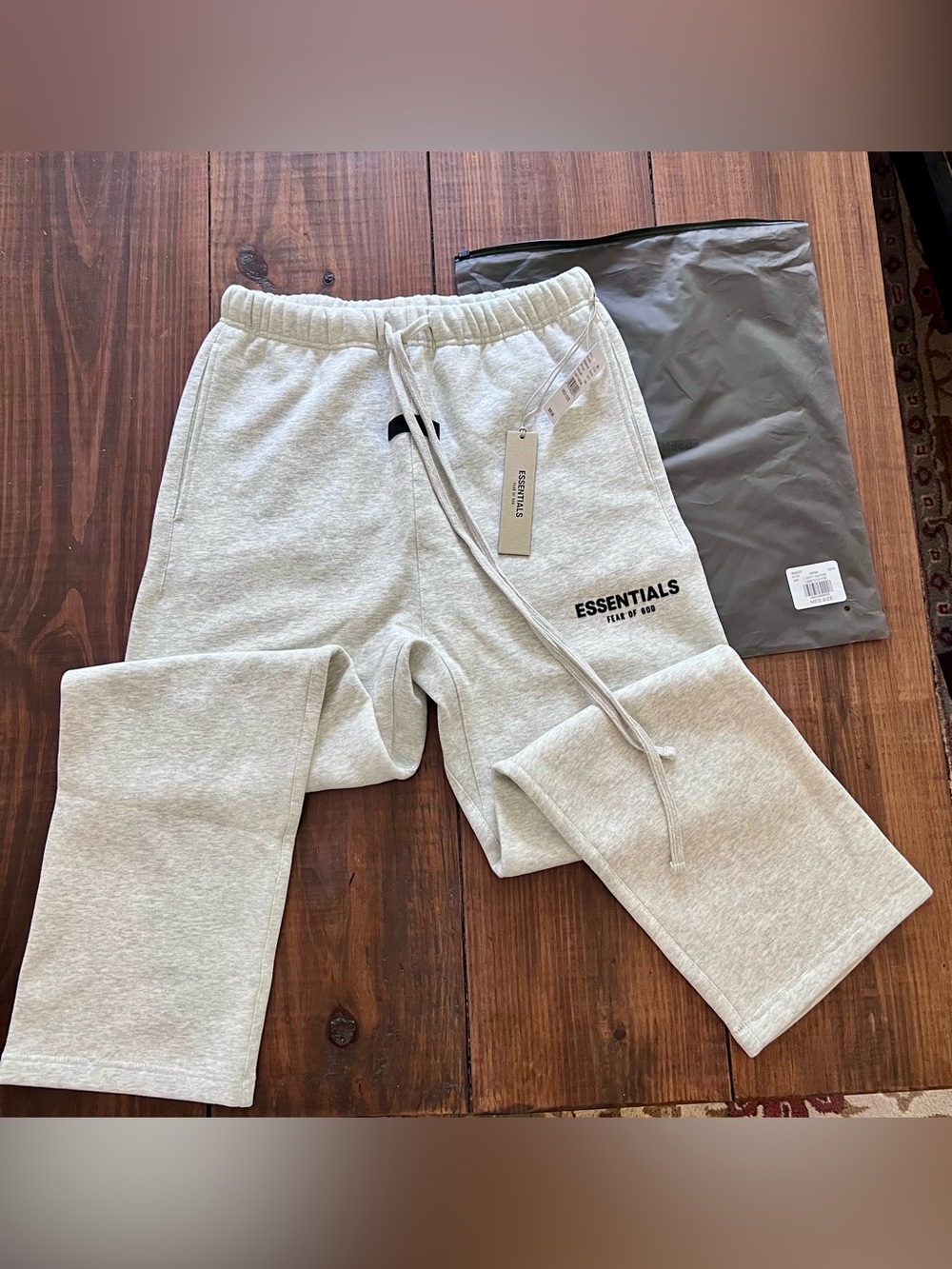 NWT Essentials Light Oatmeal Joggers